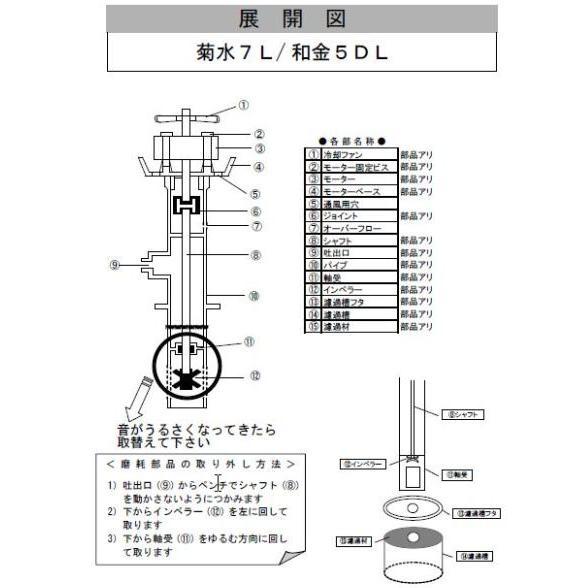 ゼンスイ ウォータークリーナー 菊水7L用 蓋のみ 　送料無料 但、一部地域除 代引/同梱不可｜nishikigoiootani｜03