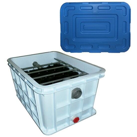 3 5tの池用濾過槽 熱帯魚 アクアリウム用品 蓋付 送料無料 但 一