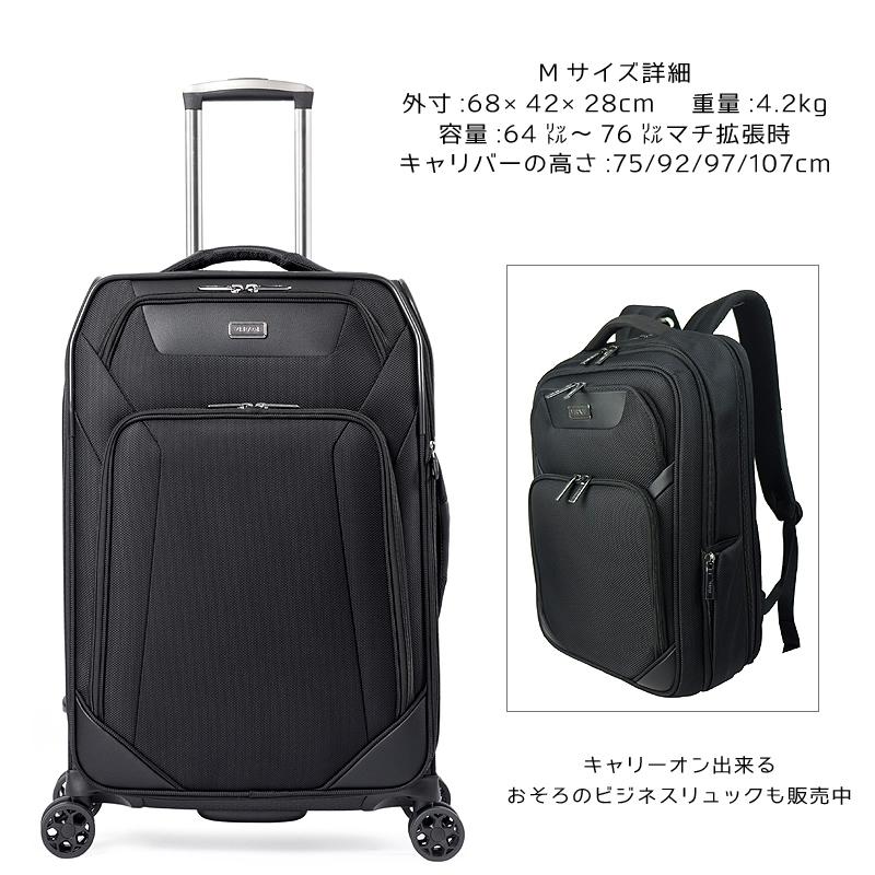 新品未使用‼️スーツケース キャリーケース キャリーバッグ 拡張機能付 Mサイズ スマートバード スーツケース Mサイズ 拡張機能付き キャリー