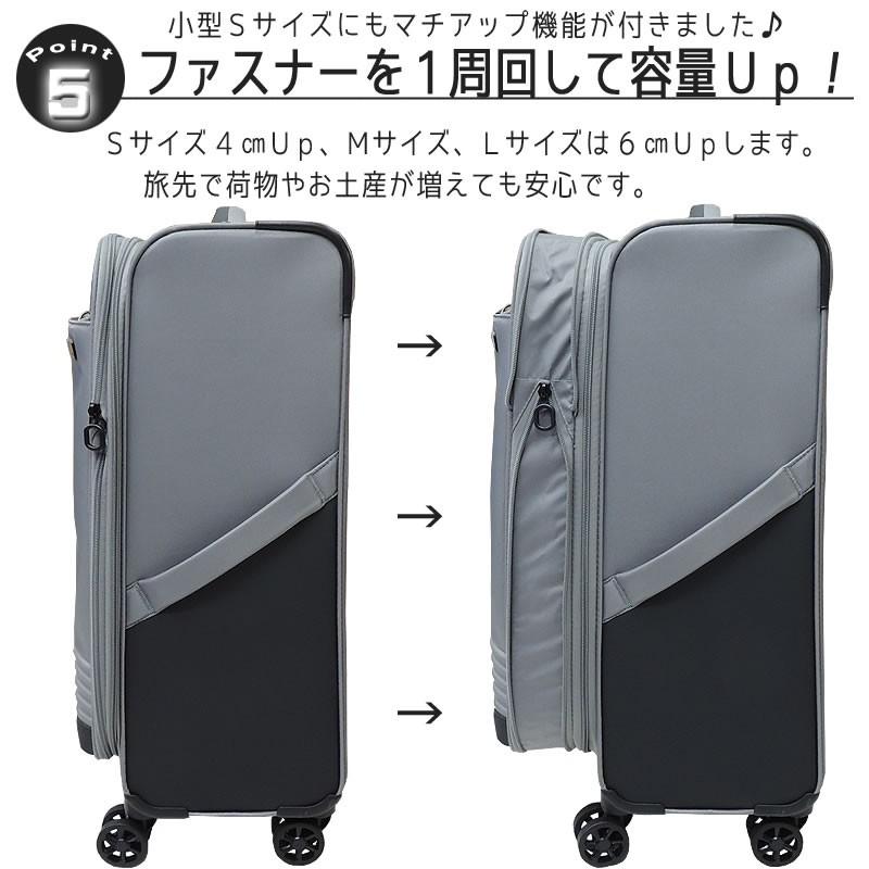 ソフト スーツケース 機内持ち込み 可能 キャリーケース キャリー 