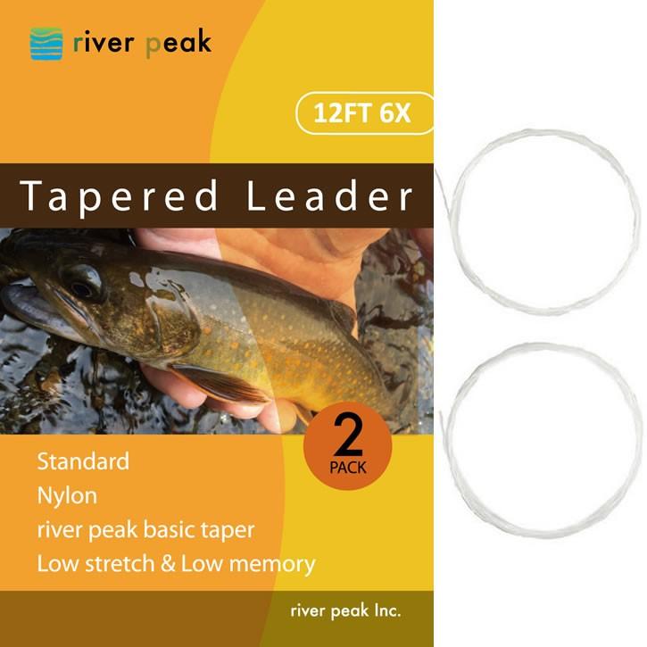 フライ リーダー テーパードリーダー 12ft 6x 2セット ゆうパケットok 素敵な