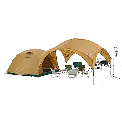 コールマン パーティーシェードライト/360 グリーン/ベージュ コールマン シェード パーティーシェードライト 360 グリーン/ベージュ