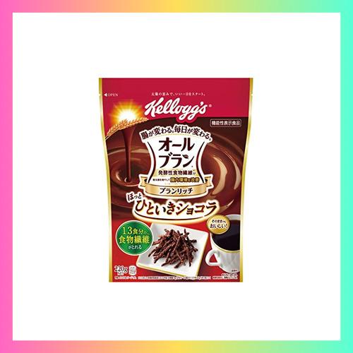 ケロッグ オールブラン ブランリッチ ほっとひといき ショコラ 220g ×6袋 小麦ふすま シリアル 腸活 発酵性 食物繊維 | 