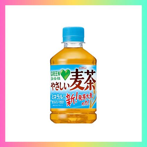 サントリー グリーンダカラ やさしい麦茶 お茶 麦茶 280ml×24本
