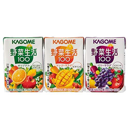 カゴメ 野菜生活100 3種アソートセット 100ml×12本｜nishimashop｜04