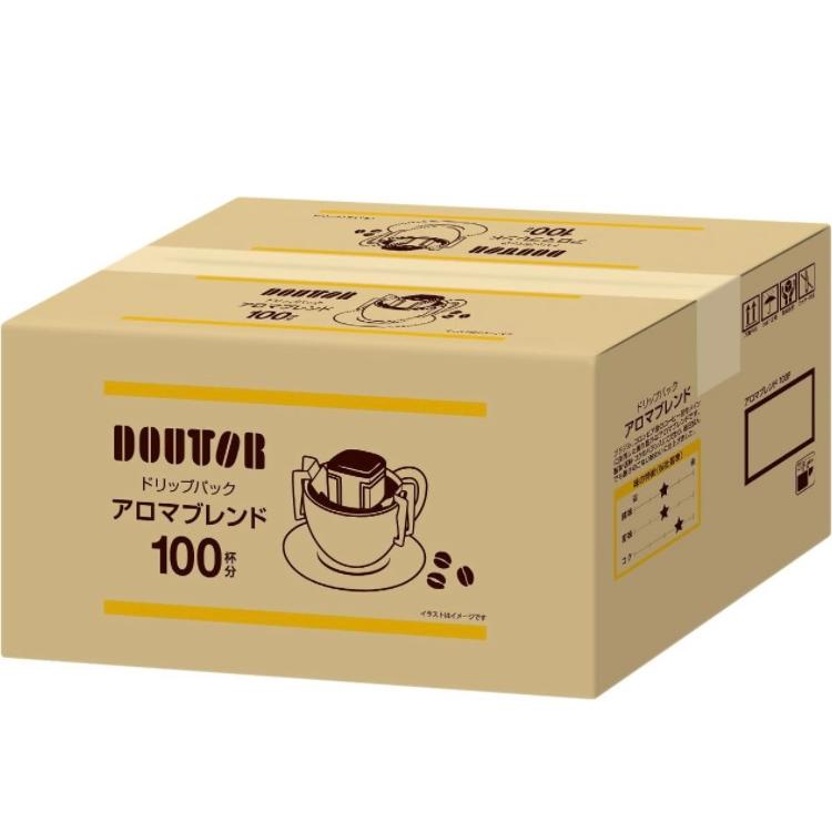 ドトールコーヒー ドリップパック アロマブレンド 100杯分 | 