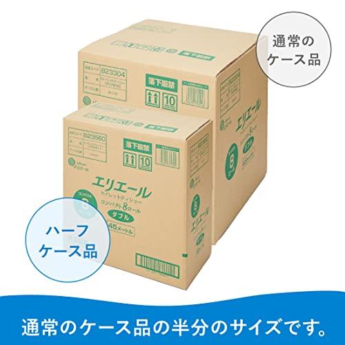 エリエール トイレットペーパー 1.5倍巻き 45m×32ロール(8ロール×4パック) ダブル パルプ100% リラックス感のある香り 【ハーフ｜nishimashop｜02