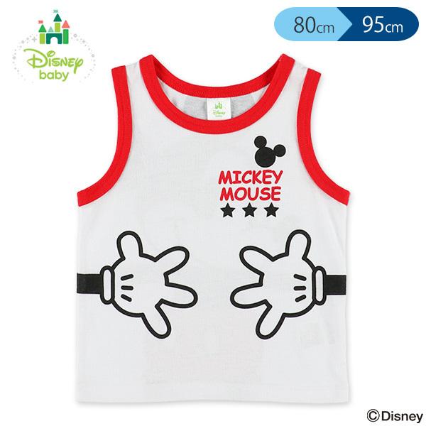 ディズニー ミッキー前後柄タンクトップ 在庫限り