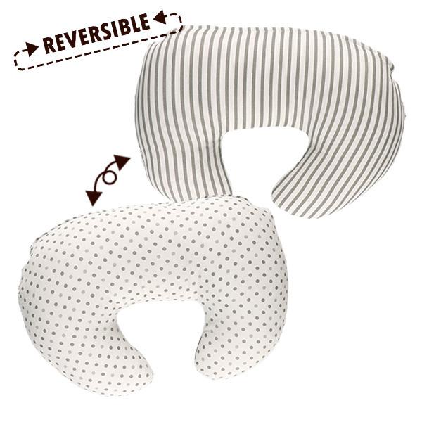 Wガーゼリバーシブル授乳クッション ストライプ ドット 201994046990 西松屋 Yahoo 店 通販 Yahoo ショッピング
