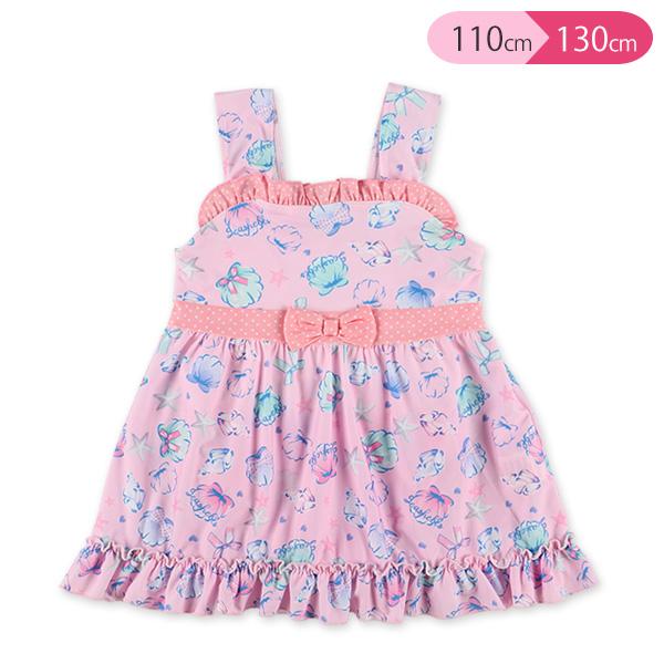 定期入れの フリルリボンシェルワンピース水着 110cm 1cm 130cm Aynaelda Com
