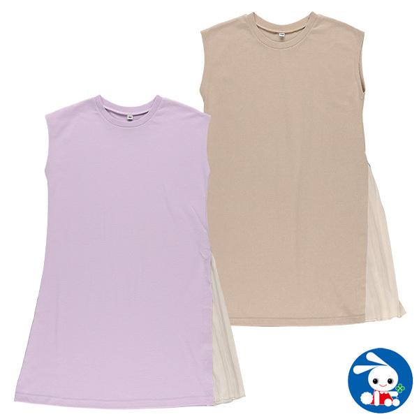 脇プリーツ無地ワンピース 140cm 150cm 160cm 西松屋 Yahoo 店 通販 Yahoo ショッピング