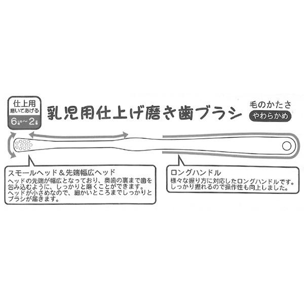 正規品スーパーsale 店内全品キャンペーン 西松屋 店乳幼児用仕上げ磨き歯ブラシ Yahoo 歯ブラシ 虫歯予防