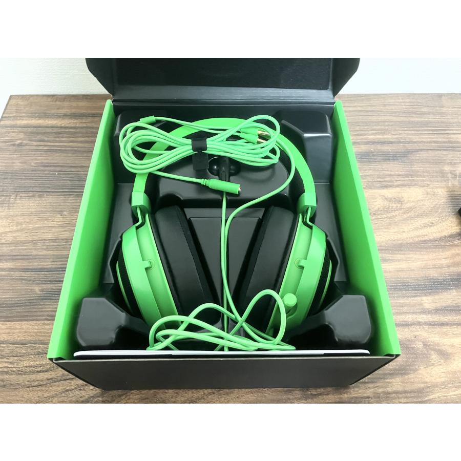 中古動作品】Razer Kraken Green ゲーミングヘッドセット RZ04
