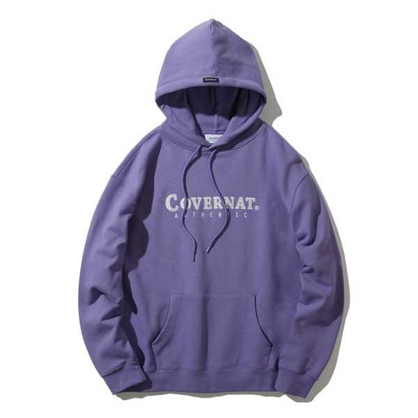 お歳暮 激安 セールカバーナット Covernat Co00hd02 オーセンティックフードトレーナー パーカー パープル Lポイント2倍 人気特価激安 Store2door Rw