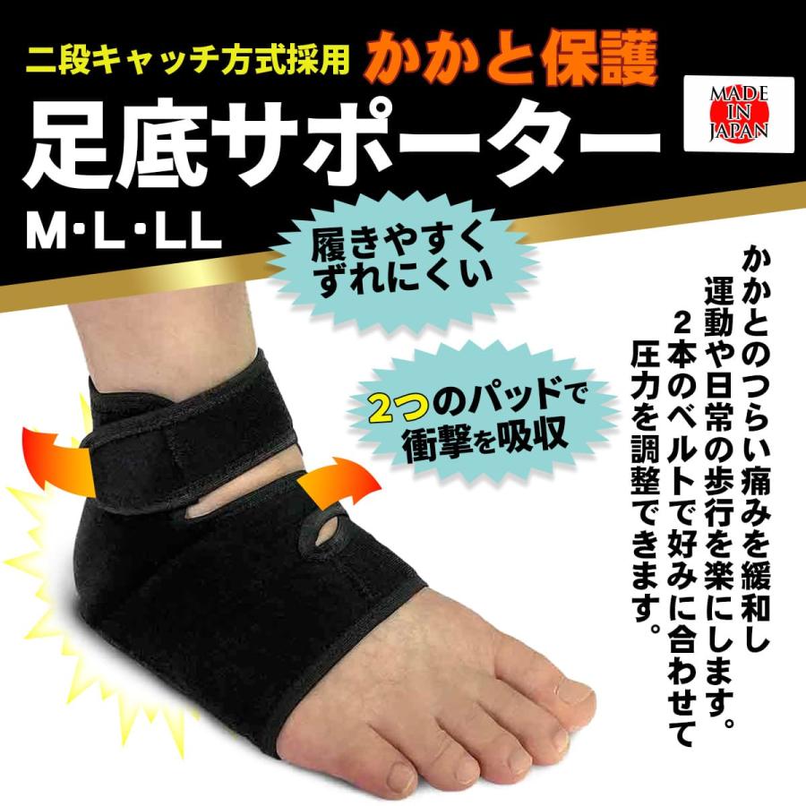 剣道 サポーター 【足底サポーター】 かかと保護 日本製 改良版
