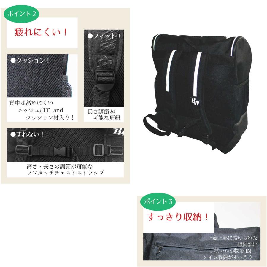 剣道 防具袋 BUDO WING PRO 防具バッグ 軽快撥水リュック リュックタイプ リュックタイプ s・lサイズ 少年・一般用 軽量｜nishinihonbudogu｜04