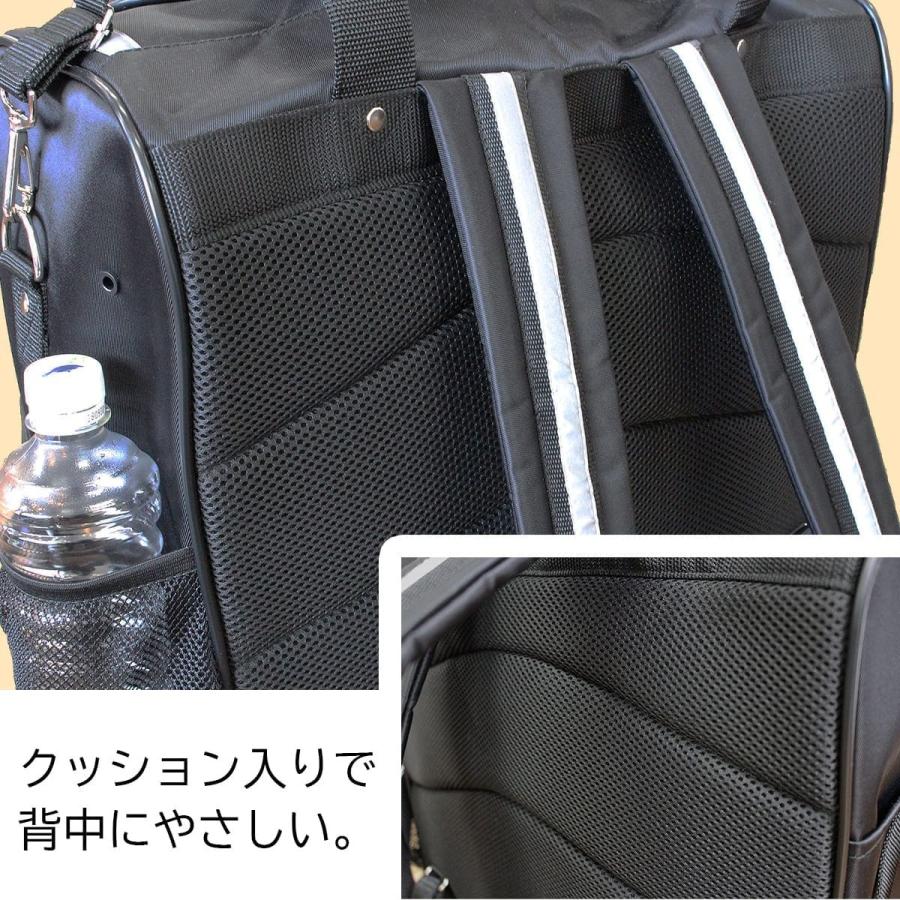 剣道 防具バッグ 子供用 SN角型リュック 少年用 強化スムースナイロン