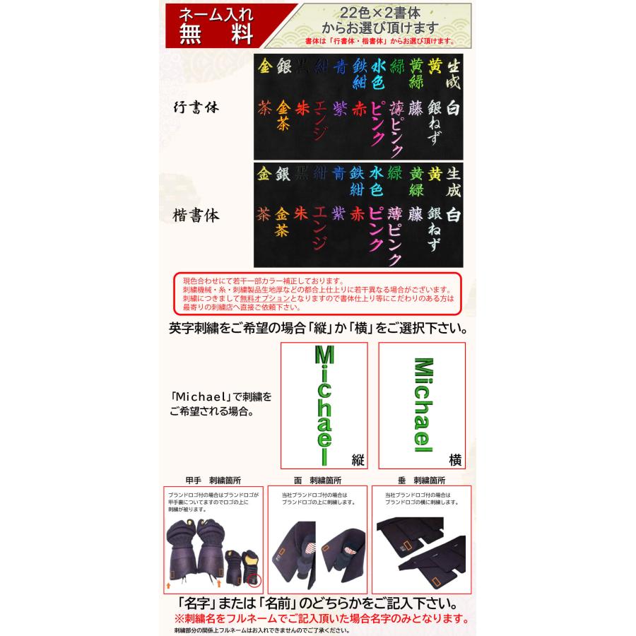 西日本武道具 剣道 防具セット（胴抜きセット）武州正藍染 日本製 誉