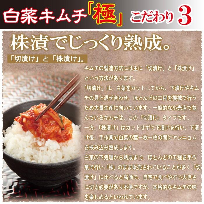 父の日 プレゼント ギフト 2024 お中元 実用的 60代 70代 80代 株漬 白菜キムチ 食べ比べ （計2袋）キムチ お取り寄せ 発酵食品 韓国産唐辛子 食べ物｜nishino-ya｜20