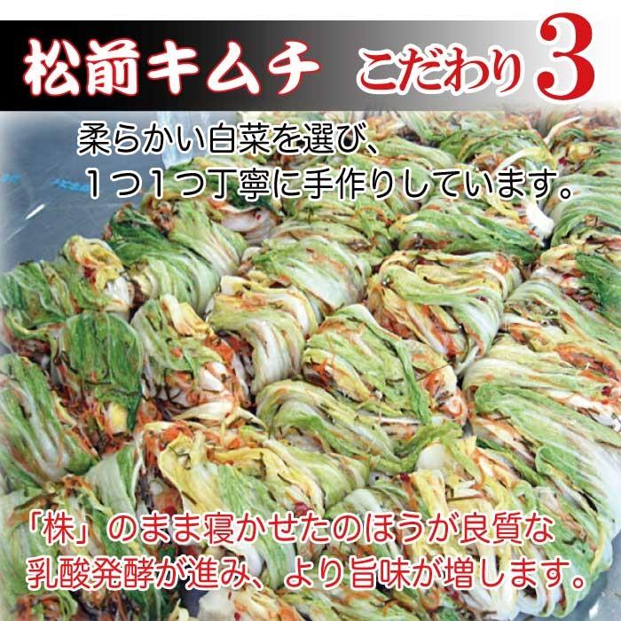 株漬 白菜キムチ 松前キムチ 450g×1袋 漬物 お取り寄せ グルメ お礼 誕生日 贈答品 発酵食品 韓国産唐辛子 母の日 プレゼント ギフト 食べ物 花以外 実用的｜nishino-ya｜14