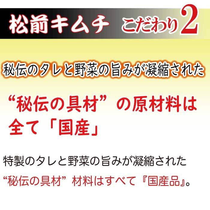 株漬 白菜キムチ 松前キムチ 450g×1袋 漬物 お取り寄せ グルメ お礼 誕生日 贈答品 発酵食品 韓国産唐辛子 母の日 プレゼント ギフト 食べ物 花以外 実用的｜nishino-ya｜10