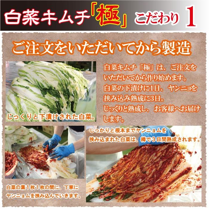 株漬 白菜キムチ 食べ比べ 松前キムチ2袋 極1袋 お取り寄せ グルメ 食品 食べ物 漬物 お礼 ギフト 贈答品 誕生日 プレゼント 韓国産唐辛子｜nishino-ya｜17