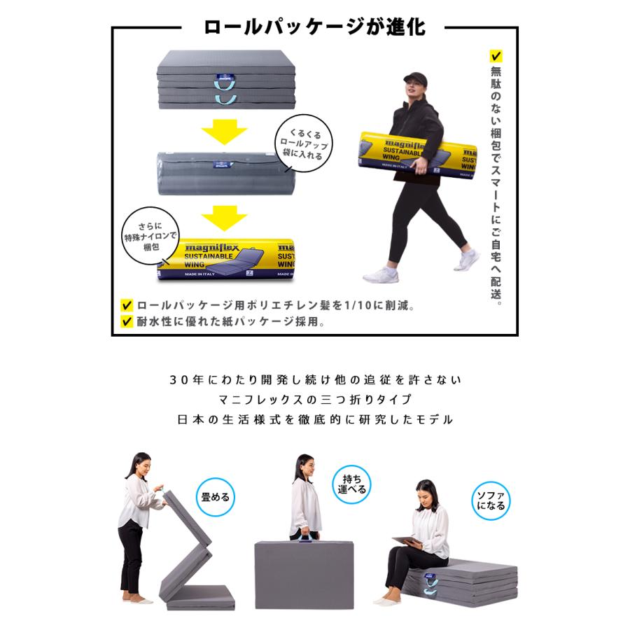 magniflex マニフレックス サステナブルウィング シングル【正規 magniflex マニフレックス サステナブルウィング シングル【正規
