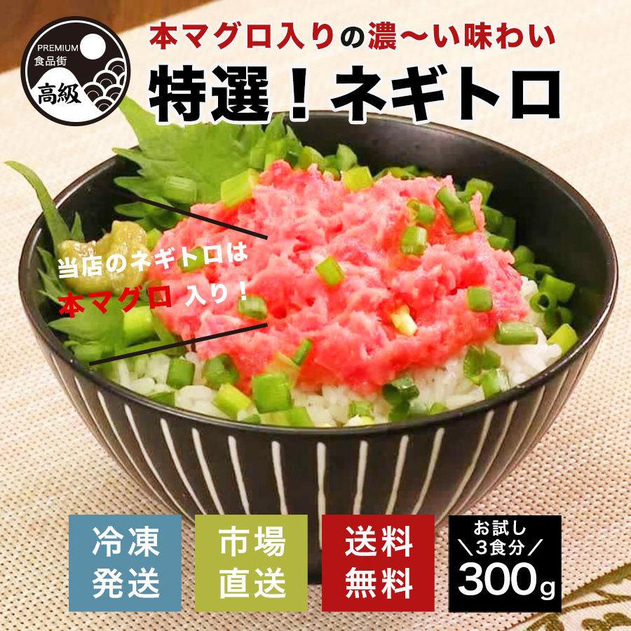 ネギトロ ねぎとろ マグロ まぐろ 本鮪 丼 巻き寿司 新鮮 市場直送 送料無料 赤身 トロ 特選 本マグロ入りねぎとろ 冷凍 300g Negitoro 300g Premium食品街 通販 Yahoo ショッピング