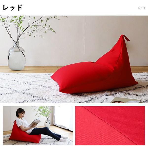 ビーズクッション ソファー 日本製 プレゼント 椅子 無地 軽量 背もたれ 座椅子 シンプル 三角 コンパクト ストレッチ |  | 05