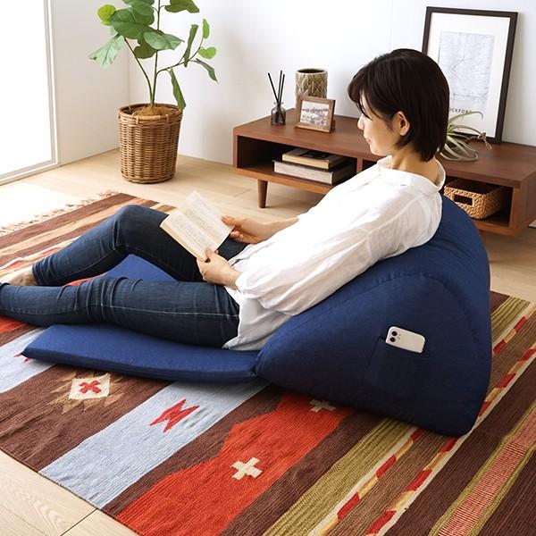 座椅子 クッション スマホ ソファ 肘置き こたつ 背もたれ テレビ 枕 日本製 ポケット コンパクト 折りたたみ 腰痛 読書 リラックス 一人用 |  | 07