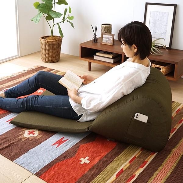 座椅子 クッション スマホ ソファ 肘置き こたつ 背もたれ テレビ 枕 日本製 ポケット コンパクト 折りたたみ 腰痛 読書 リラックス 一人用 |  | 08