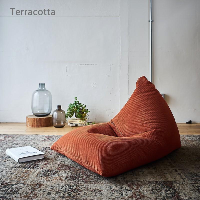 ビーズクッション 軽量 コーデュロイ 三角 日本製 クッション 座椅子 フロアクッション フロアソファ Sサイズ Mサイズ 国産 |  | 12