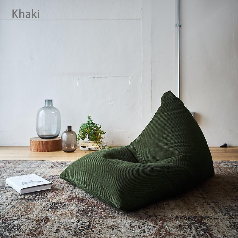 ビーズクッション 軽量 コーデュロイ 三角 日本製 クッション 座椅子 フロアクッション フロアソファ Sサイズ Mサイズ 国産 |  | 14