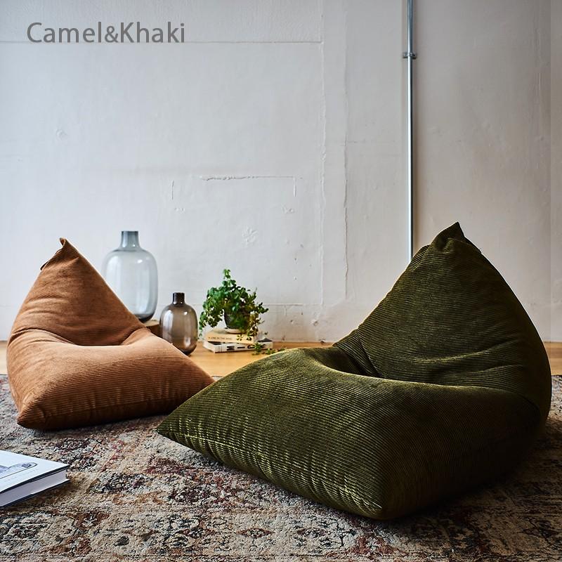 ビーズクッション 軽量 コーデュロイ 三角 日本製 クッション 座椅子 フロアクッション フロアソファ Sサイズ Mサイズ 国産 |  | 10