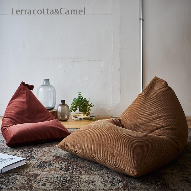 ビーズクッション 軽量 コーデュロイ 三角 日本製 クッション 座椅子 フロアクッション フロアソファ Sサイズ Mサイズ 国産 |  | 11