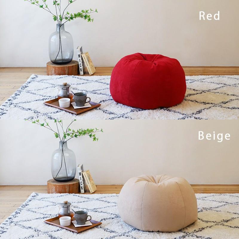 ビーズクッション 丸  小さめ 円形 デニム スエード 軽量 コンパクト 子供用 日本製 クッション フロアクッション |  | 09