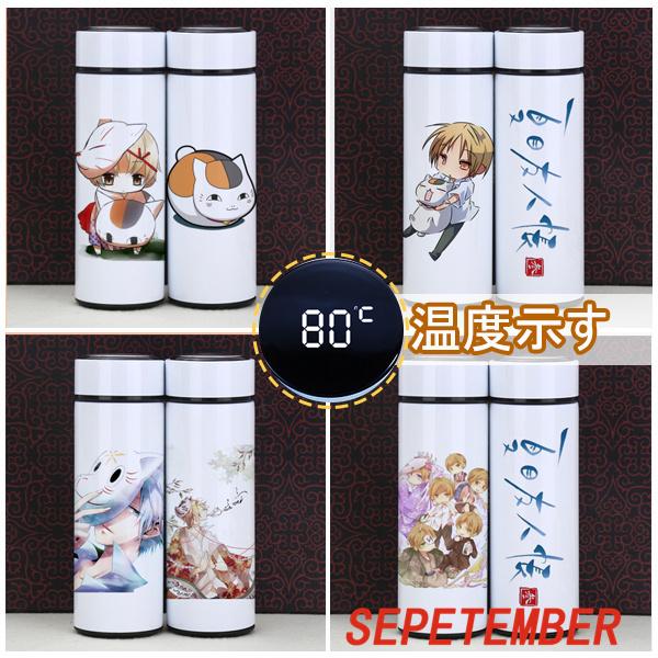 女性に人気 夏目友人帳 なつめ たかし まだら ニャンコ先生 大人気 キャラクターグッズ 売れ筋 魔法瓶 コップ プレゼント 可愛い 保温 子ども用水筒 柄 E Www We Job Com