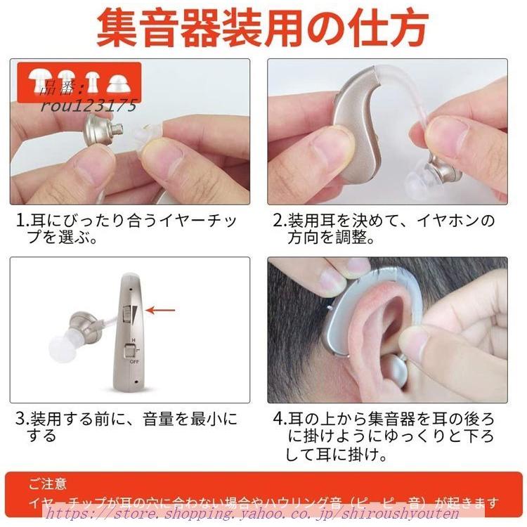 2021新春福袋 補聴器収納ボックス 補聴器ケース  背後の補聴器用の実用的な補聴器収納