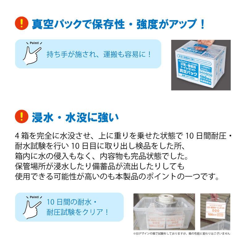 非常用 簡易トイレ 10年保存 100回C 真空パック Mzコンパクトイレ 災害 キャンプ トイレセット 防災用トイレ 凝固剤 脱臭 抗菌 お得 防災セット 携帯トイレ 女性_4