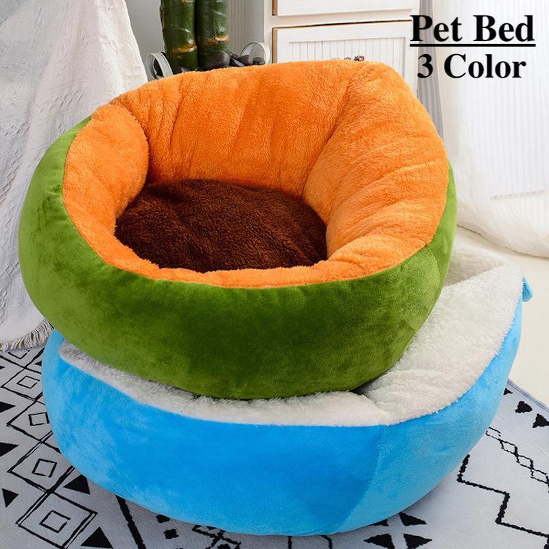 ペットベッド ペットカドラー ドッグベッド キャットベッド ペット用 猫用 犬用 果物 寝具 寝床 滑り止め付き ふわふわ かわいい