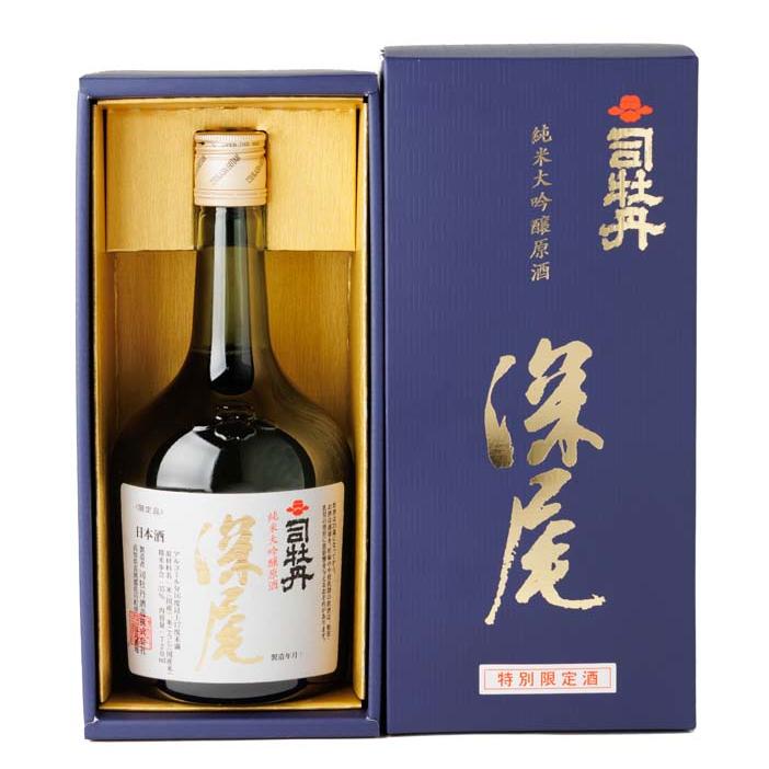 司牡丹酒造 日本酒 高知 純米大吟醸 原酒 深尾 箱入 720ml ギフト 贈答