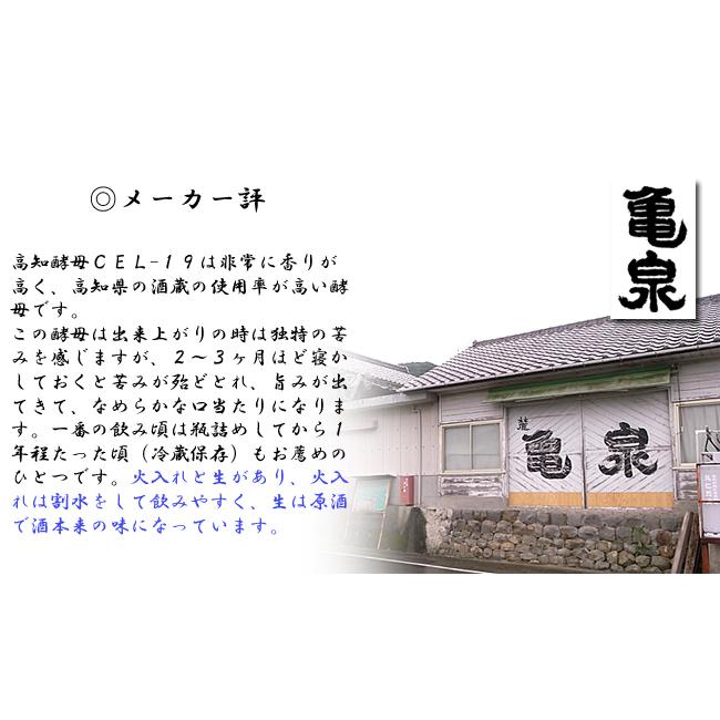 日本酒 高知 亀泉酒造 純米大吟醸 山田錦 生 1800ml | 亀泉 | 03