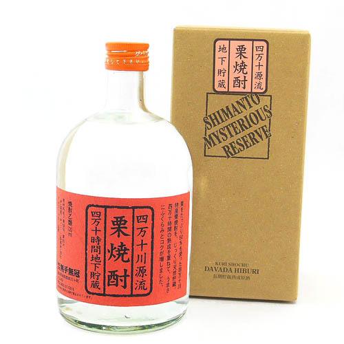 ダバダ火振り 栗焼酎 高知 無手無冠 ダバダ火振 ミステリアスリザーブ 