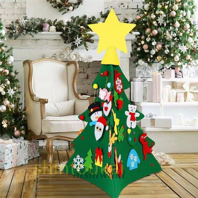 クリスマスツリー Diyフェルト 手作り 装飾 3d デコレーション 飾り オーナメント 親子インタラクション Diyおもちゃ 知育 キッズ プレゼント Kagu 0119csyp15 西脇通販 通販 Yahoo ショッピング