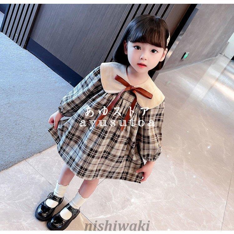 ★9キッズ★　ハンドメイド子供服　ワンピース ワンピース キッズ 長袖 子供服 女の子 春秋 韓国子供服 子供
