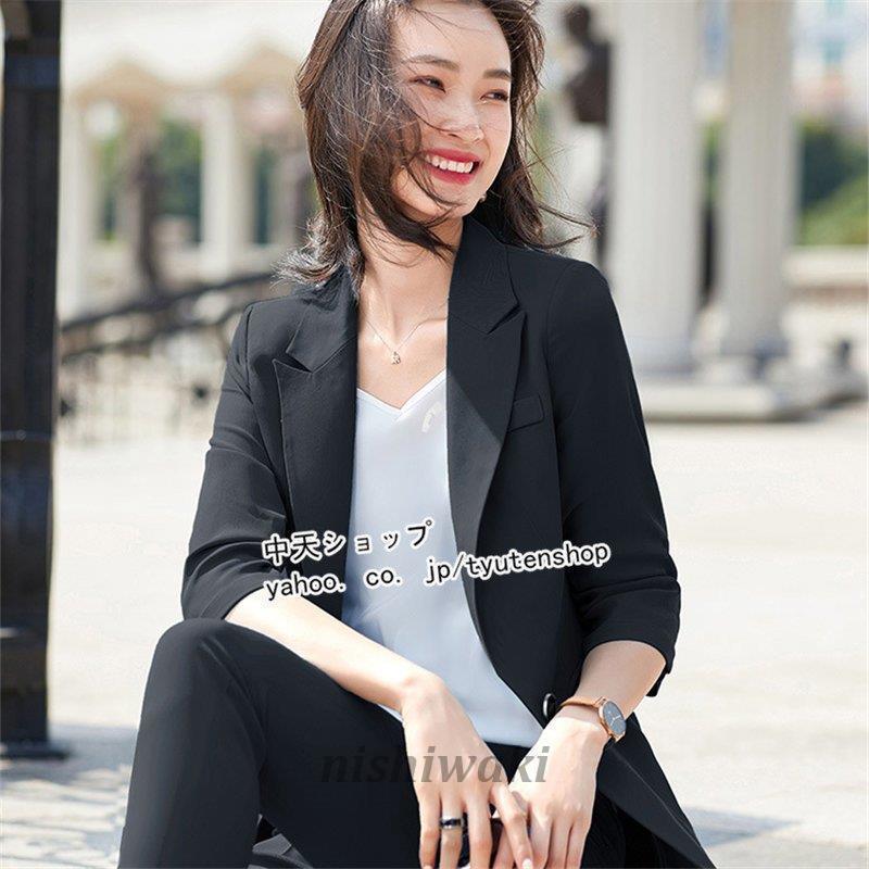 スーツ パンツスーツ レディース ビジネススーツ フォーマルスーツ 2点セット オフィス 通勤 就活 面接 代30代40代 洗える 大きいサイズ 入学式 卒業式 制服 Lady 0117sfts1077 西脇通販 通販 Yahoo ショッピング