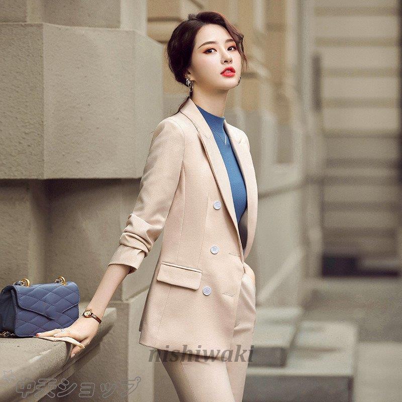 パンツスーツ レディース 40代 ゆったり おしゃれ 無地 秋 冬 ビジネス オフィス カジュアル フォーマルスーツ Ol通勤 事務服 就活 就職 入社式 Lady 0117sfts954 西脇通販 通販 Yahoo ショッピング