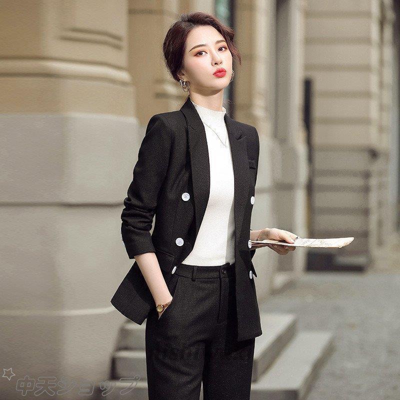 パンツスーツ レディース 40代 ゆったり おしゃれ 無地 秋 冬 ビジネス オフィス カジュアル フォーマルスーツ Ol通勤 事務服 就活 就職 入社式 Lady 0117sfts954 西脇通販 通販 Yahoo ショッピング