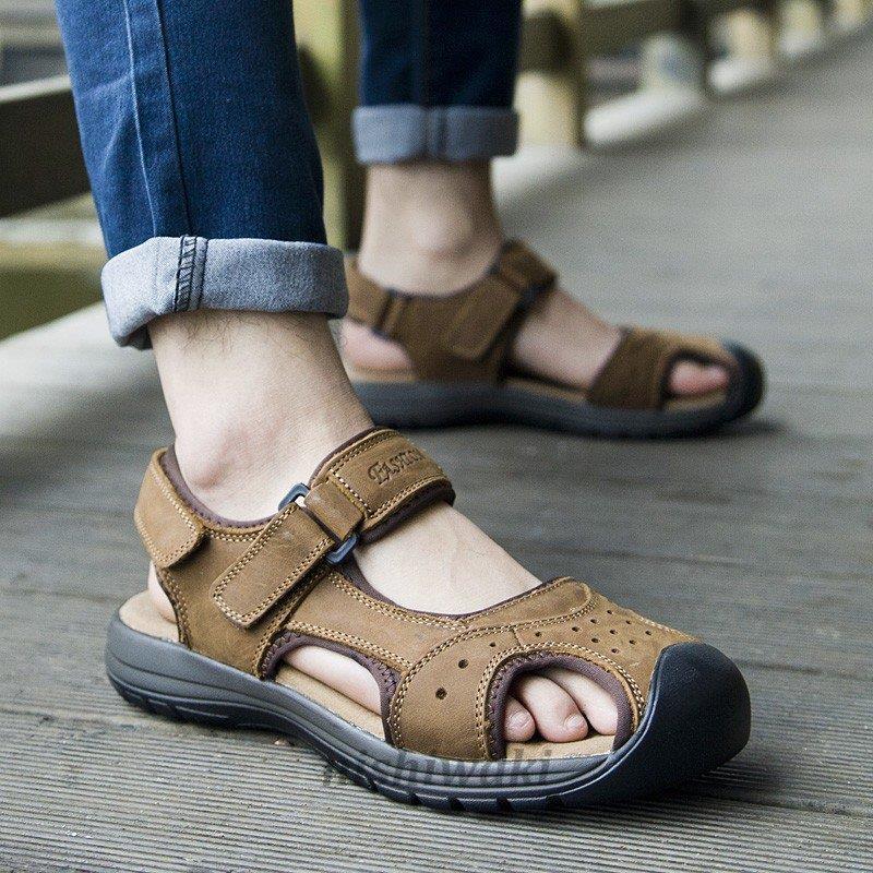 アウトドアサンダル サンダル メンズ レザーサンダル ウォーキング スポーツ サンダル カジュアル メンズサンダル 通気性 軽量 17 春夏新作 Man 0118bqlb1033 西脇通販 通販 Yahoo ショッピング