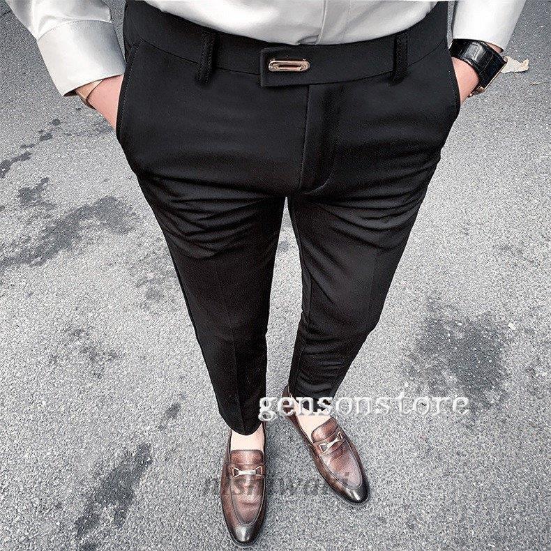 スーツパンツ スラックス メンズ ボトムス 春夏 9分丈 クールビズ ビジネス フォーマル 無地 アンクルパンツ スリム シンプル スキニーパンツ オールシーズン Man 0118bqlb1 西脇通販 通販 Yahoo ショッピング